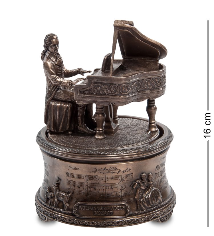 Музыкальная статуэтка Моцарт Veronese WS-97/ 1