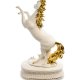 Статуэтка Белая Лошадь с золотом Sabadin Vittorio SV-129, фотография сбоку