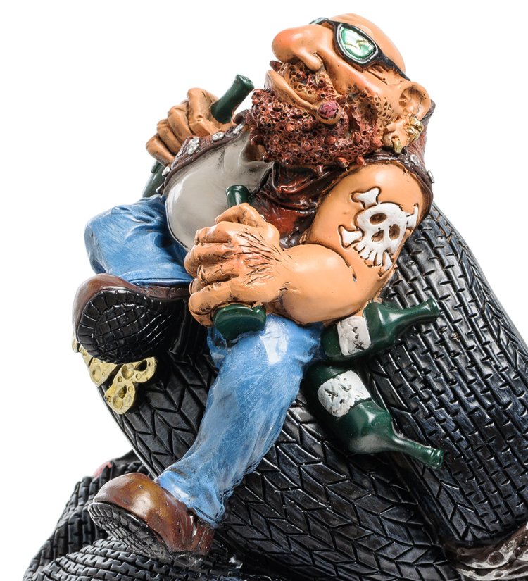 Подставка для бутылки Байкер The Comical World of Stratford RV-608, портретный вид