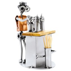 Бармен (Подставка для зубочисток) - Фигурка из металла