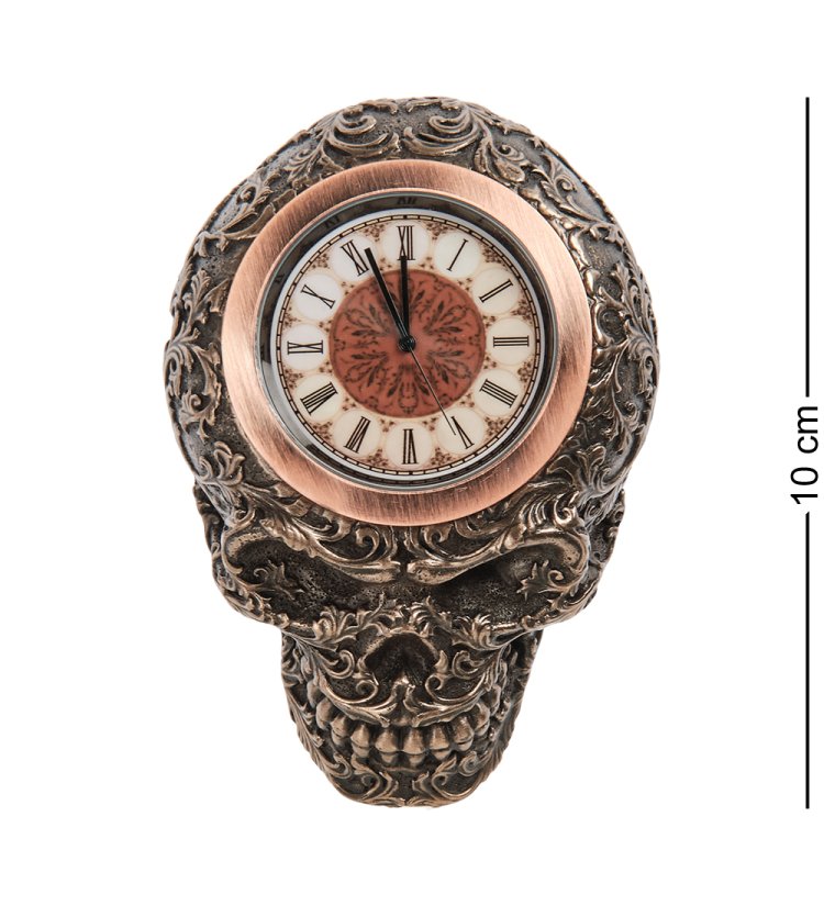 Часы настольные в стиле Стимпанк Череп Veronese WS-1065, фотография 2