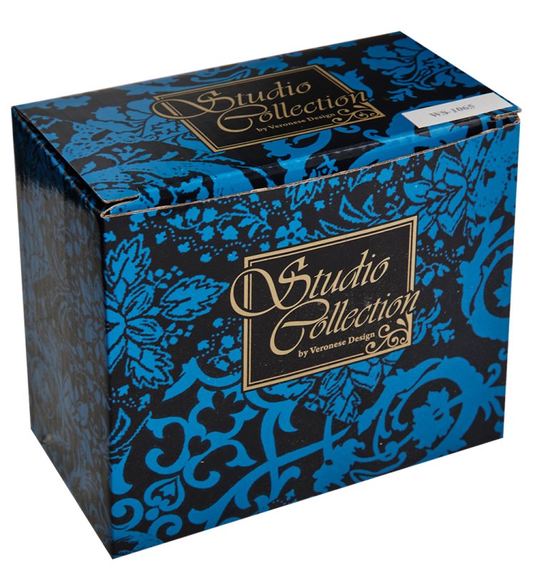 Часы настольные в стиле Стимпанк Череп Veronese WS-1065, фотография коробки