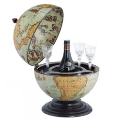 Глобус бар настольный Alfeo Laguna
