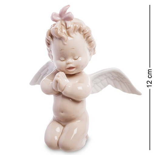 Статуэтка из фарфора Молящийся Ангелочек Девочка Pavone JP-35/ 2