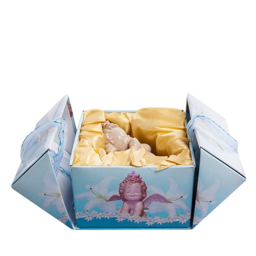 Статуэтка из фарфора Молящийся Ангелочек Девочка Pavone JP-35/ 2, упаковочный вид