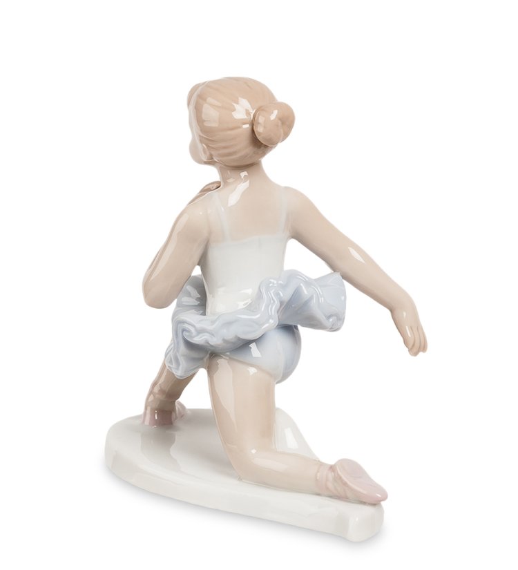 Статуэтка из фарфора Девочка Балерина выпад вперед Pavone JP-27/ 17, фотография со спины