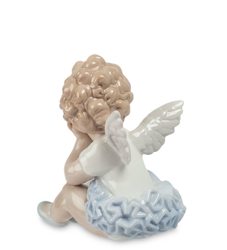 Статуэтка из фарфора Балерина ангелочек Pavone JP-27/32, фотография со спины