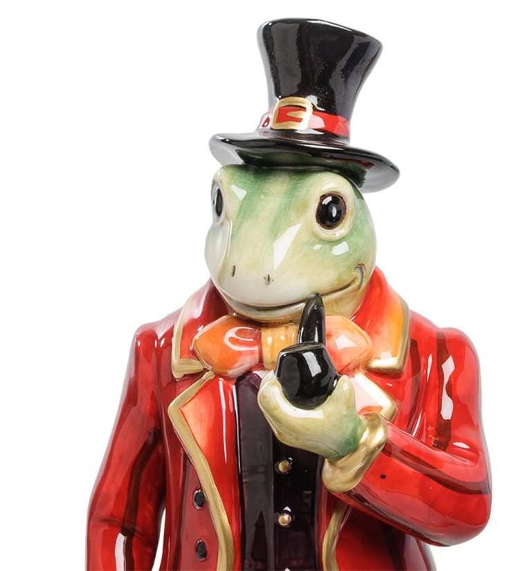 Статуэтка из керамики Мистер Фрогги с сыном Pavone CMS-53/ 1, фотография мистера фрогги