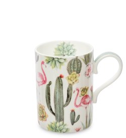 Кружка из фарфора Кактусы