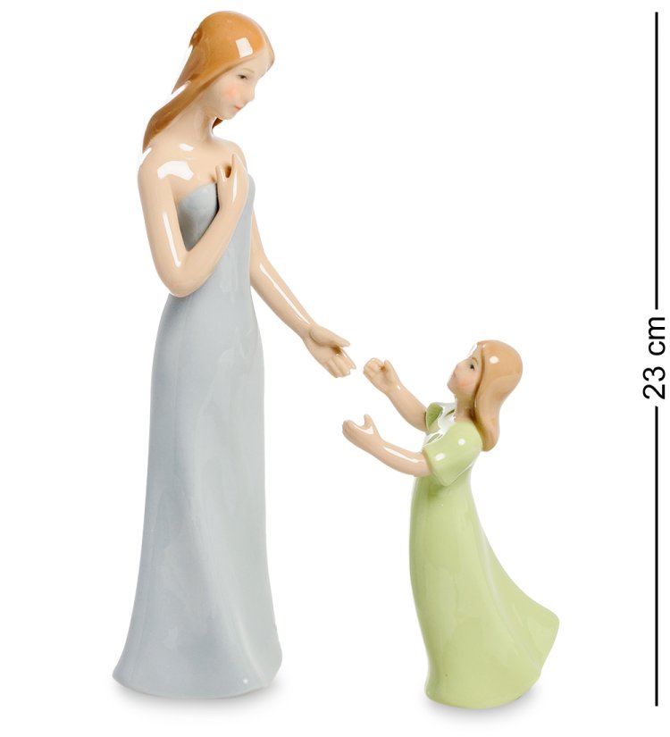 Фарфоровая статуэтка Мама с дочерью Pavone CMS-27/25