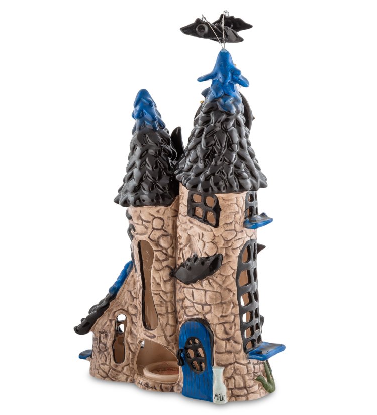 Подсвечник из фарфора Замок графа Батулы Pavone BS-531 , оборотная сторона