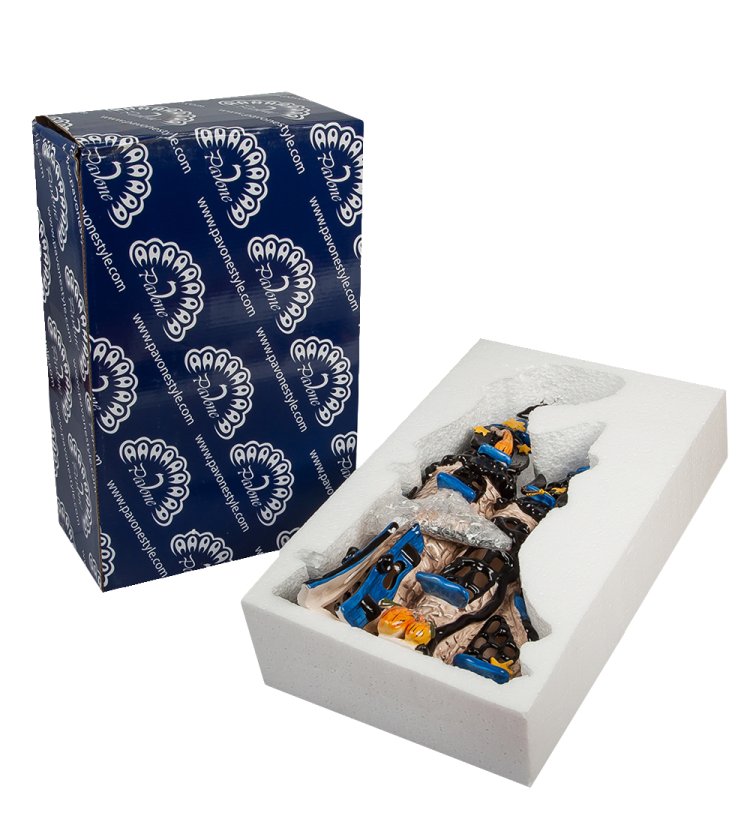 Подсвечник из фарфора Замок графа Батулы Pavone BS-531 , упаковочный вид