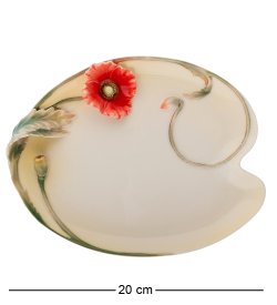 Десертная тарелка из фарфора Маки