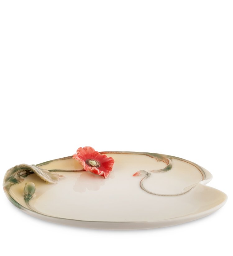 Десертная тарелка из фарфора Маки Pavone FM-07/ 7, фотография сбоку