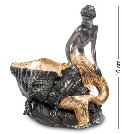 Ваза Сидящая Русалка на Ракушке