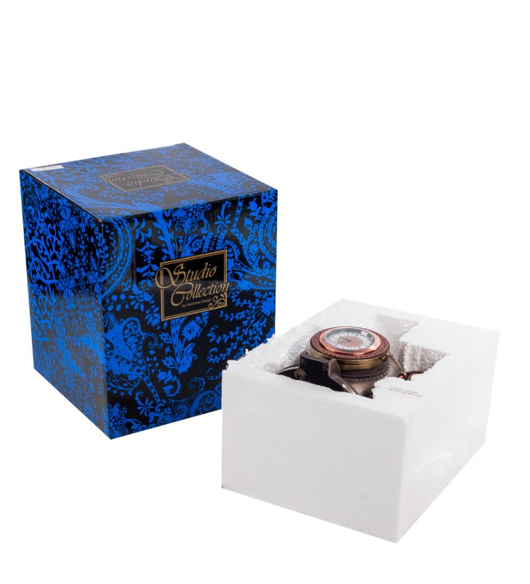 Шкатулка с часами в стиле Стимпанк Машина времени Veronese WS-294, упаковочный вид