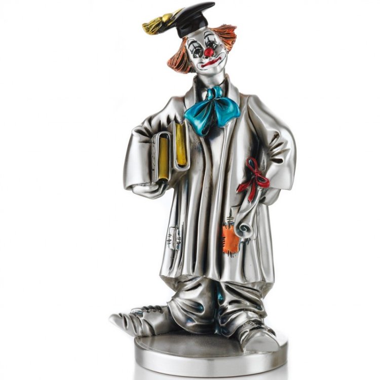Статуэтка Клоун в академической шапочке Valenti 120285