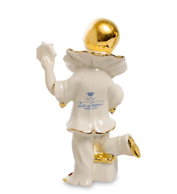 Статуэтка Пьеро с бубном