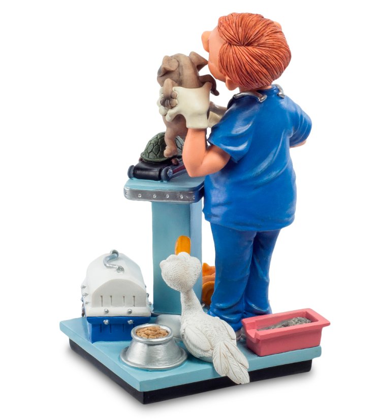 Статуэтка Ветеринар на работе The Comical World of Stratford STD-19, оборотная сторона