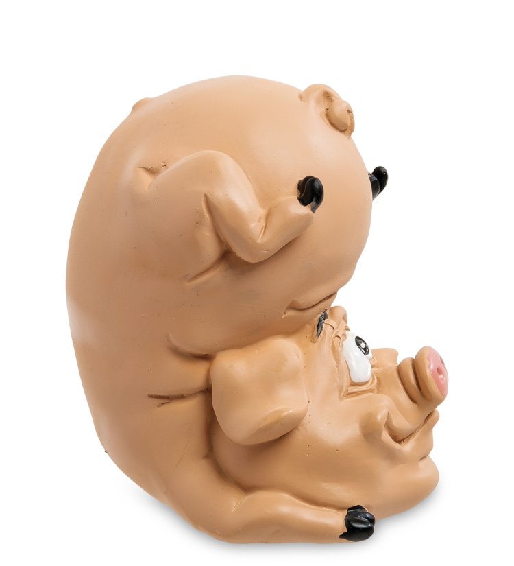 Статуэтка Свинка Позитивчик The Comical World of Stratford RV-619, вид профиль