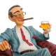 Фигурка Начальник с сигарой - The Big Boss Forchino FO-84016, портретный вид