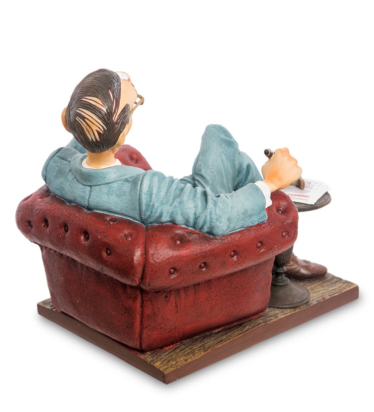 Фигурка Начальник с сигарой - The Big Boss Forchino FO-84016, оборотная сторона