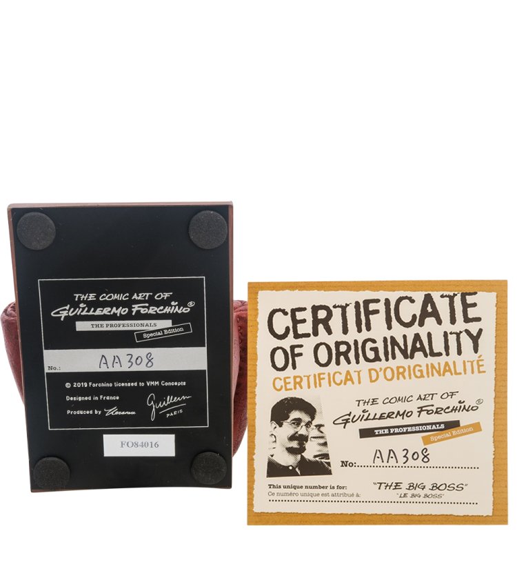 Фигурка Начальник с сигарой - The Big Boss Forchino FO-84016, сертификаты