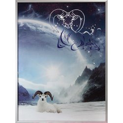 Картина Небесный овен c кристаллами Swarovski