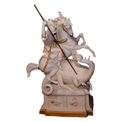 Фарфоровая статуэтка Георгий-победоносец