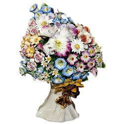 Фарфоровая статуэтка букет Цветов