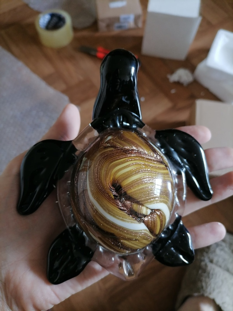 Статуэтка Морская Черепаха Mirho 17521, фото со склада вид сверху