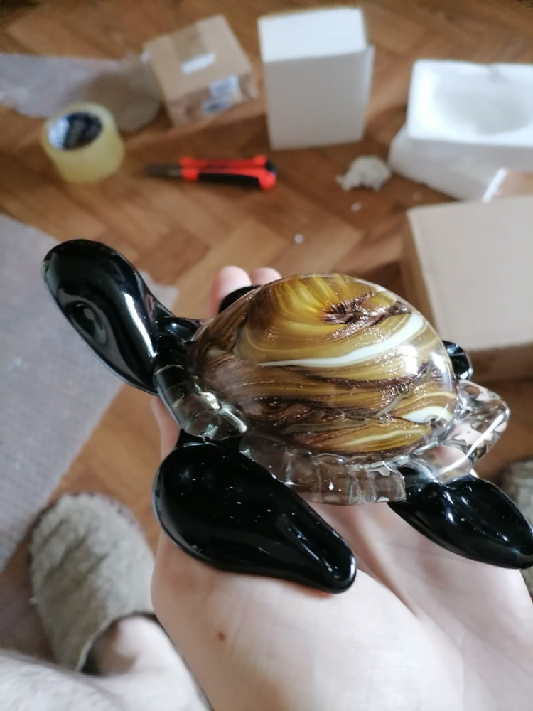 Статуэтка Морская Черепаха Mirho 17521, фото со склада вид профиль