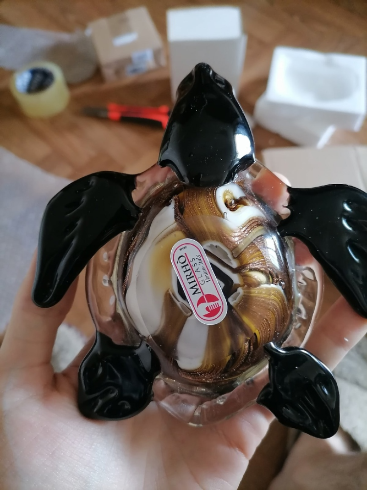 Статуэтка Морская Черепаха Mirho 17521, фото со склада вид снизу