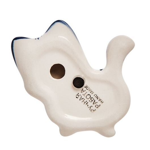 Магнит Кот-Фантик Голубая гжель ГЛ-679, оборотная сторона