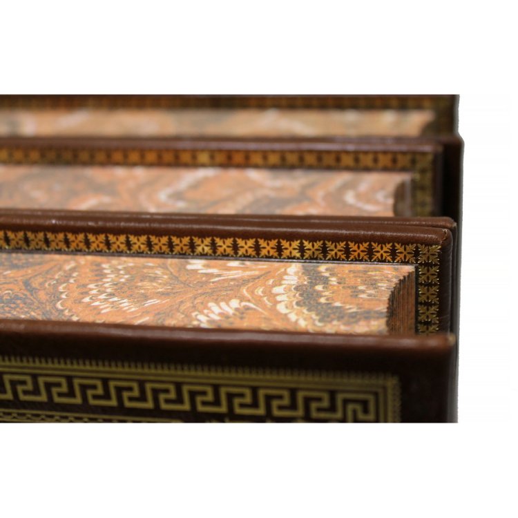 Книги кожаном переплете Библиотека русской классики в 100 томах BG3332M, фотография обреза