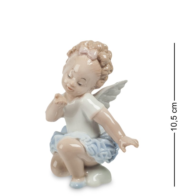 Статуэтка из фарфора Ангелочек Балерина Pavone JP-27/33