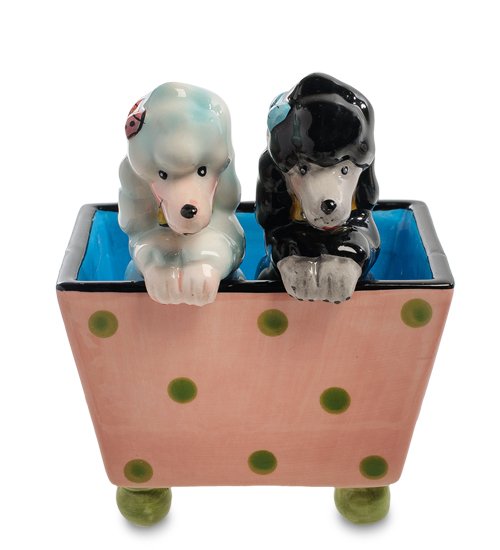 Набор соль-перец Пара Пуделей Pavone CMS-03/ 8, лицевой вид