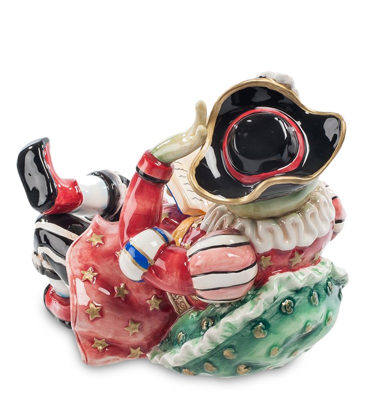 Статуэтка из керамики Мистер Фрогги Pavone CMS-53/ 2, фотография со спины