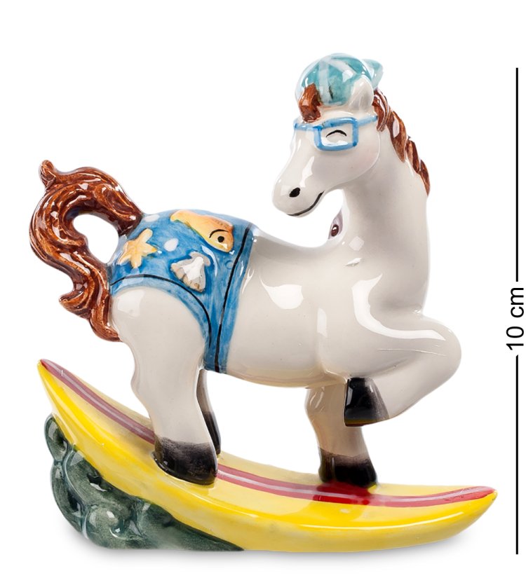 Статуэтка из керамики Лошадь Серфингист Pavone CMS-47/ 5