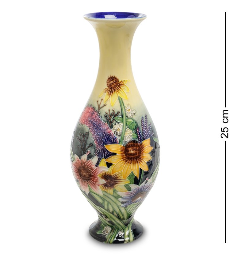 Фарфоровая Ваза для Цветов Подсолнухи Pavone JP-95/ 8