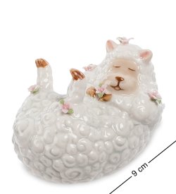 Фигурка из керамики радостная Овечка