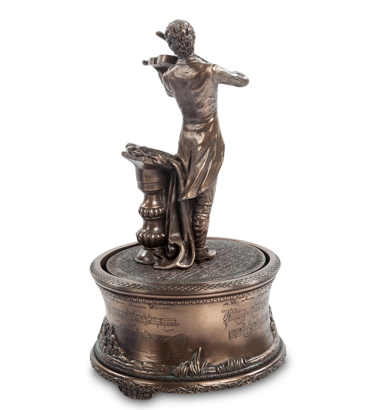 Музыкальная статуэтка Иоганн Штраус Veronese WS-96/ 1, оборотная сторона