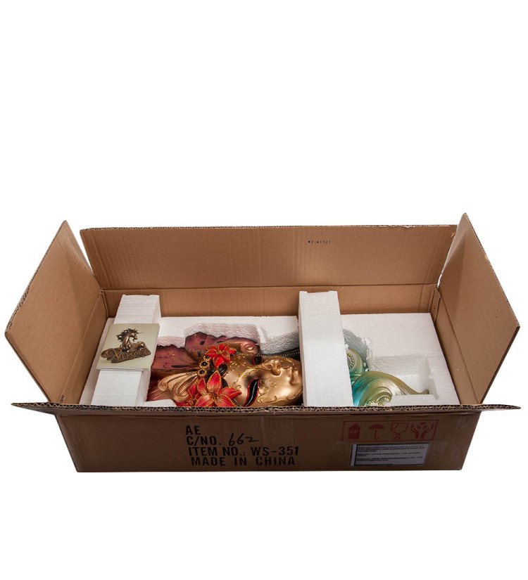 Венецианская маска Лилия Veronese WS-351, упаковочный вид