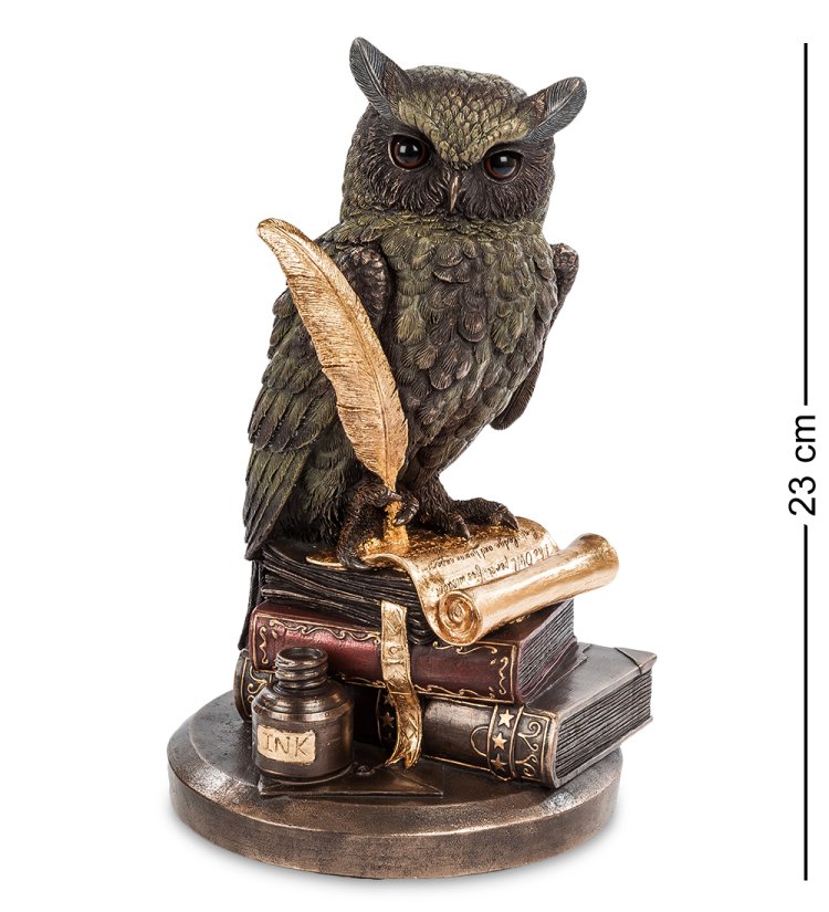 Статуэтка Медная Мудрая Сова Veronese WS-49/ 2
