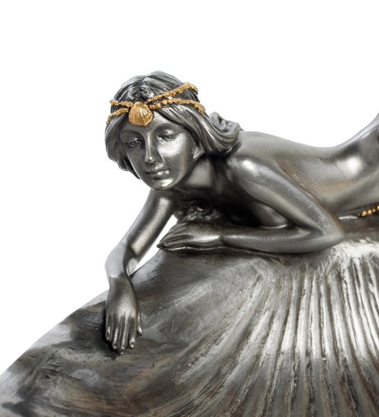 Ваза Русалка на Ракушке Veronese WS-43, портретный вид