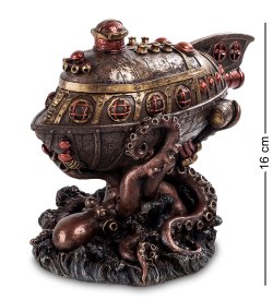 Шкатулка в стиле Стимпанк Подводная лодка