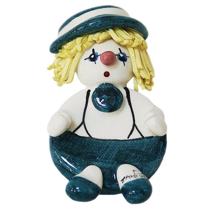 Магнит Клоун изумрудный