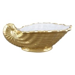 Чаша Золотая Раковина для фруктов