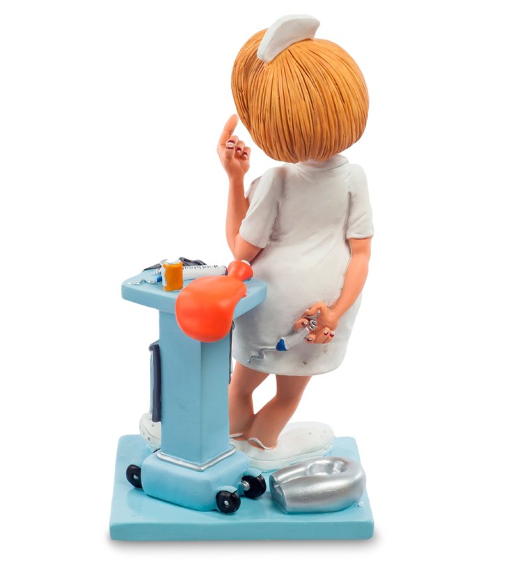 Статуэтка Медсестра на работе The Comical World of Stratford STD-20, оборотная сторона