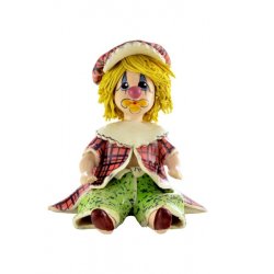 Фигурка из фарфора Маленький клоун в берете